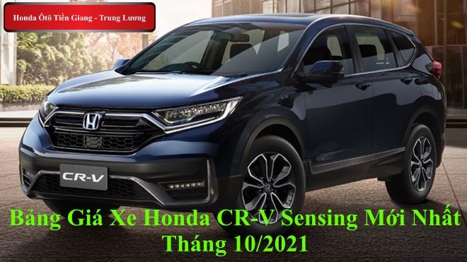 Giá lăn bánh xe Honda CRV 2021 mới nhất – Honda Ôtô Tiền Giang